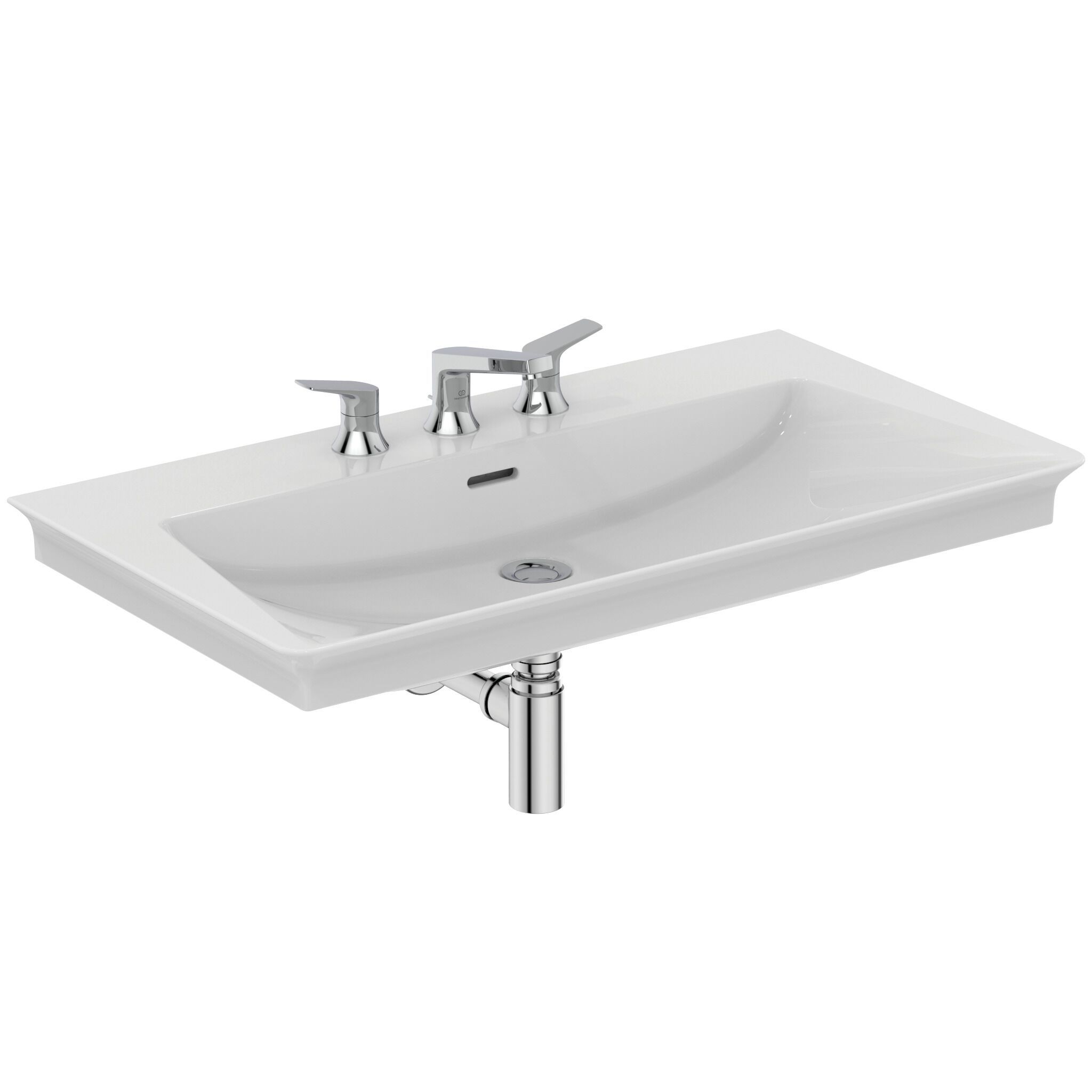 Одинарная керамическая раковина с переливом Ideal Standard La Dolce Vita ARCH-00109404 - Вид №2