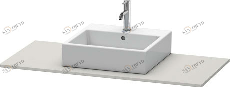 XS060D00707 XSquare Консоль Бетонно-серый матовый декор Duravit