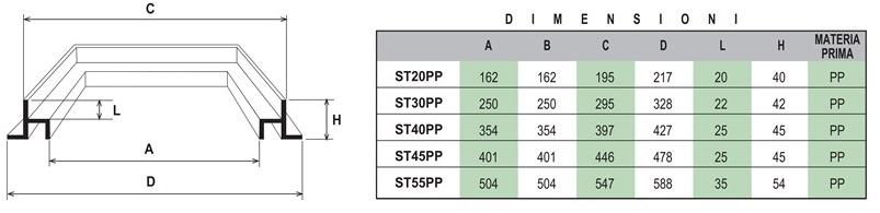 First Corporation Рама из полипропилена серого цвета First plast St40pp - Вид №1