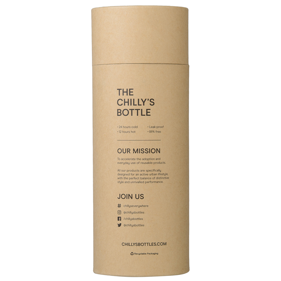 B260NEBLU Термос neon, 260 мл, голубой Chilly's Bottles  - Вид №2