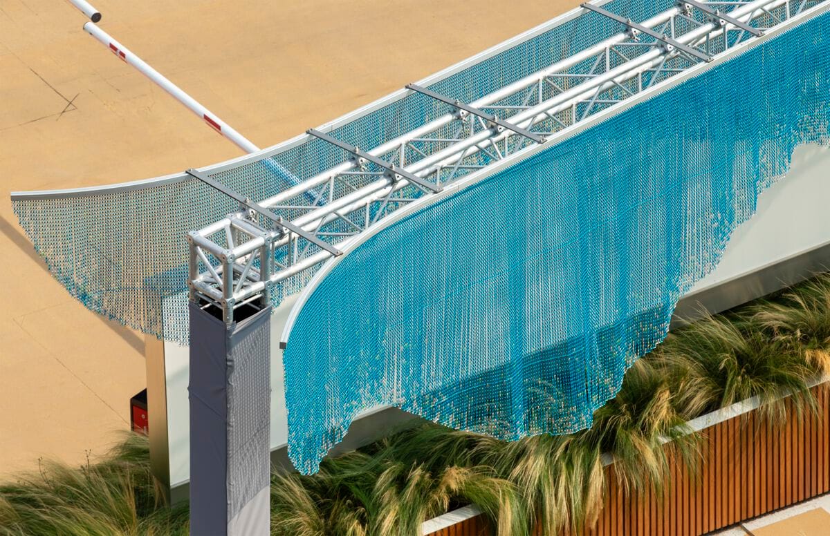 Фасадные ограждения из алюминиевых цепей Kriskadecor CLADDING MARINA PORT VELL ARCH-00027324 - Вид №4