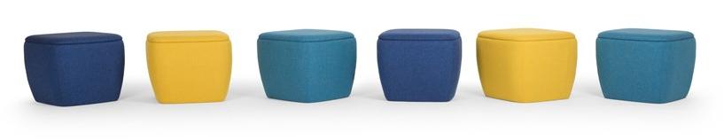 True Design Пуф из квадратной ткани с обивкой Arca Aa t000 - Вид №2