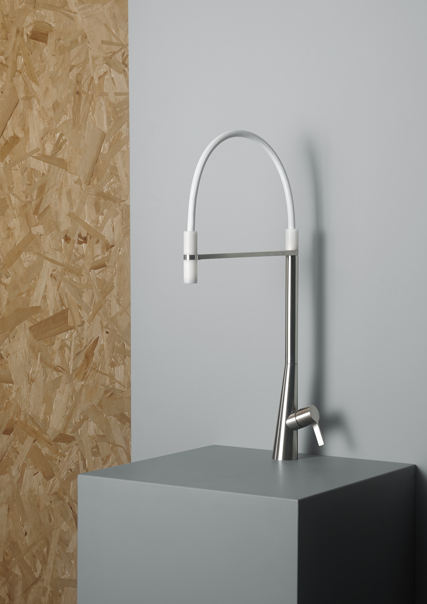 Inox. 367. Смеситель Spring Kitchen Mix. Quadrodesign - Вид №1