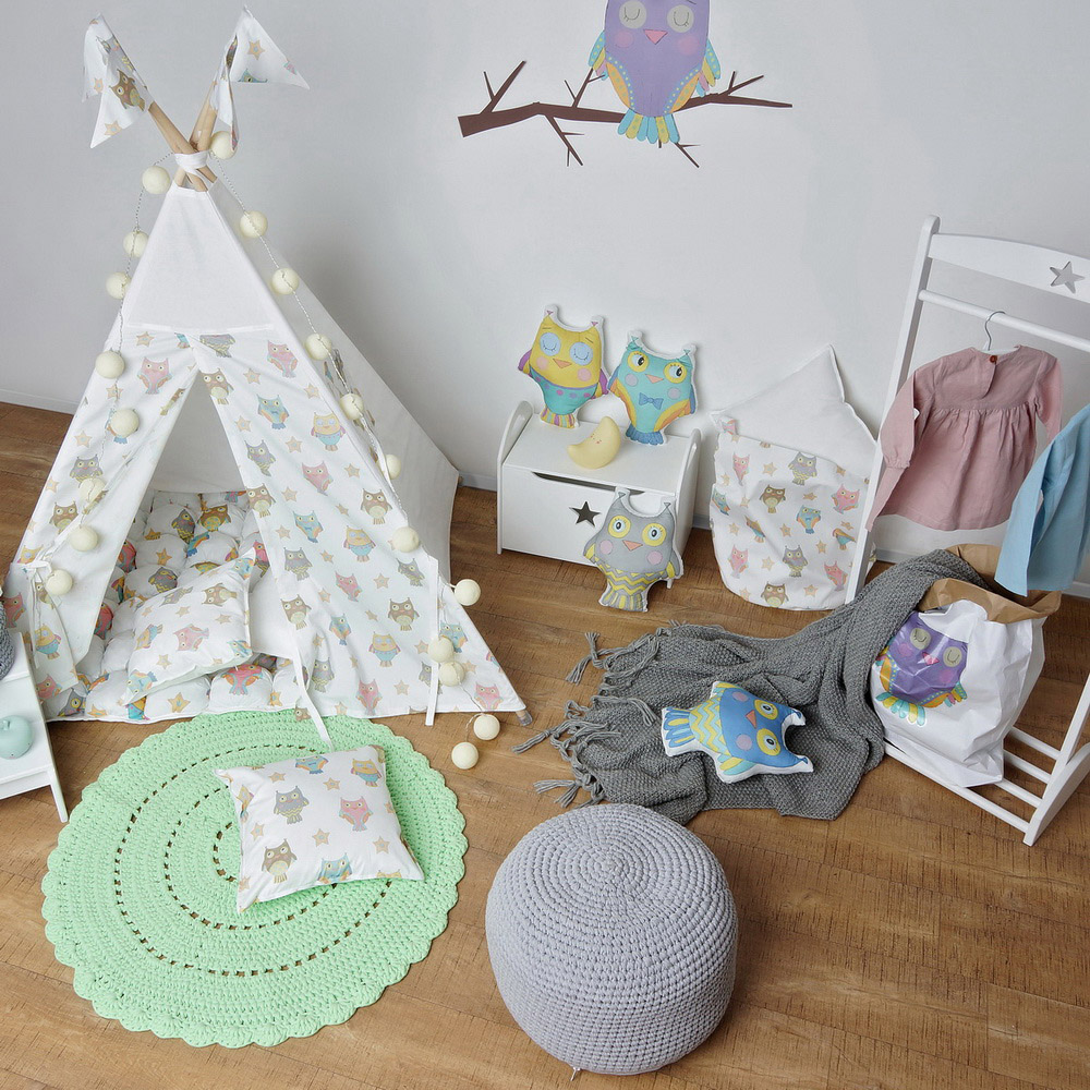 Вязаный пуф Серый Меланж VAMVIGVAM  281931 Серый Santreyd  - Вид №6