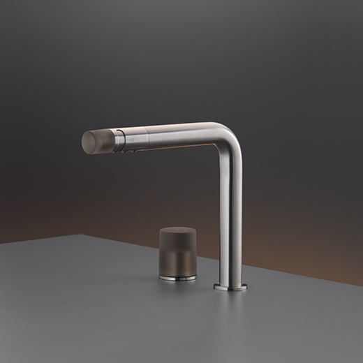 два отверстие прогрессирующий смеситель с поворотным носиком для H. хлынуть поток 220 мм. Цветные TechnoGel® ручки  UDT12 CEADESIGN  - Вид №1