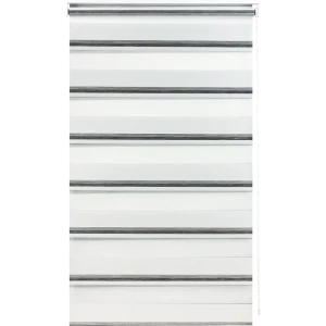 Штора рулонная день-ночь Лечче 80x160 см серо-молочная 84522751 STLM-2150709