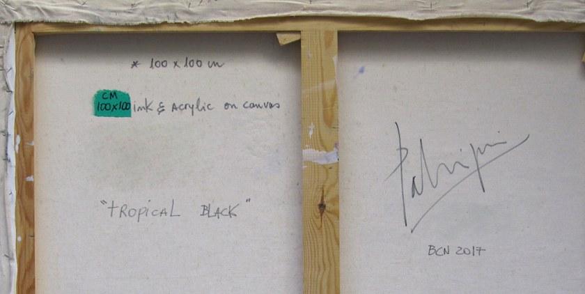 ICI ET LÀ Смешанная техника на холсте K. fabrizzi Kf33 - Вид №4