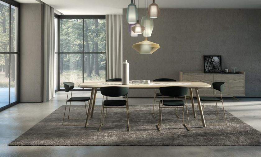 Huppé Прямоугольный стол из дуба и натурального камня Koval 2288m - 2290m HUPPE - Вид №4