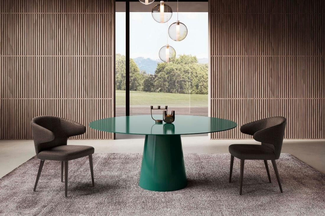 Круглый обеденный стол с гладкой основой Pacini & Cappellini Shell ARCH-00045003 - Вид №2