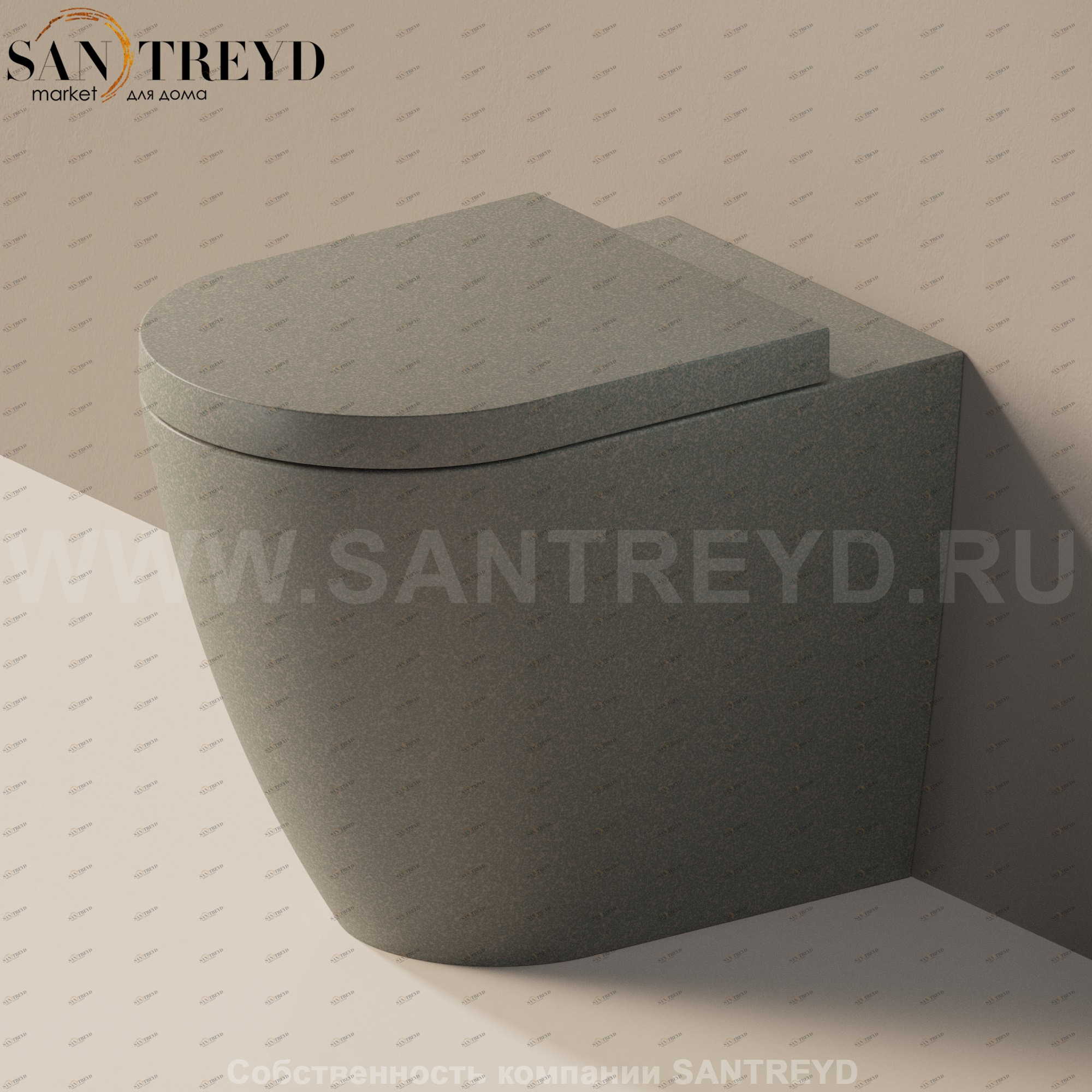 LK117RG7037 Приставной унитаз напольный Белый Ceramica Flaminia Link Италия