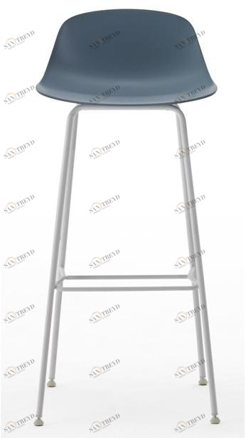 ESTEL GROUP Высокий табурет из полипропилена со спинкой Shell sun-id-1485533