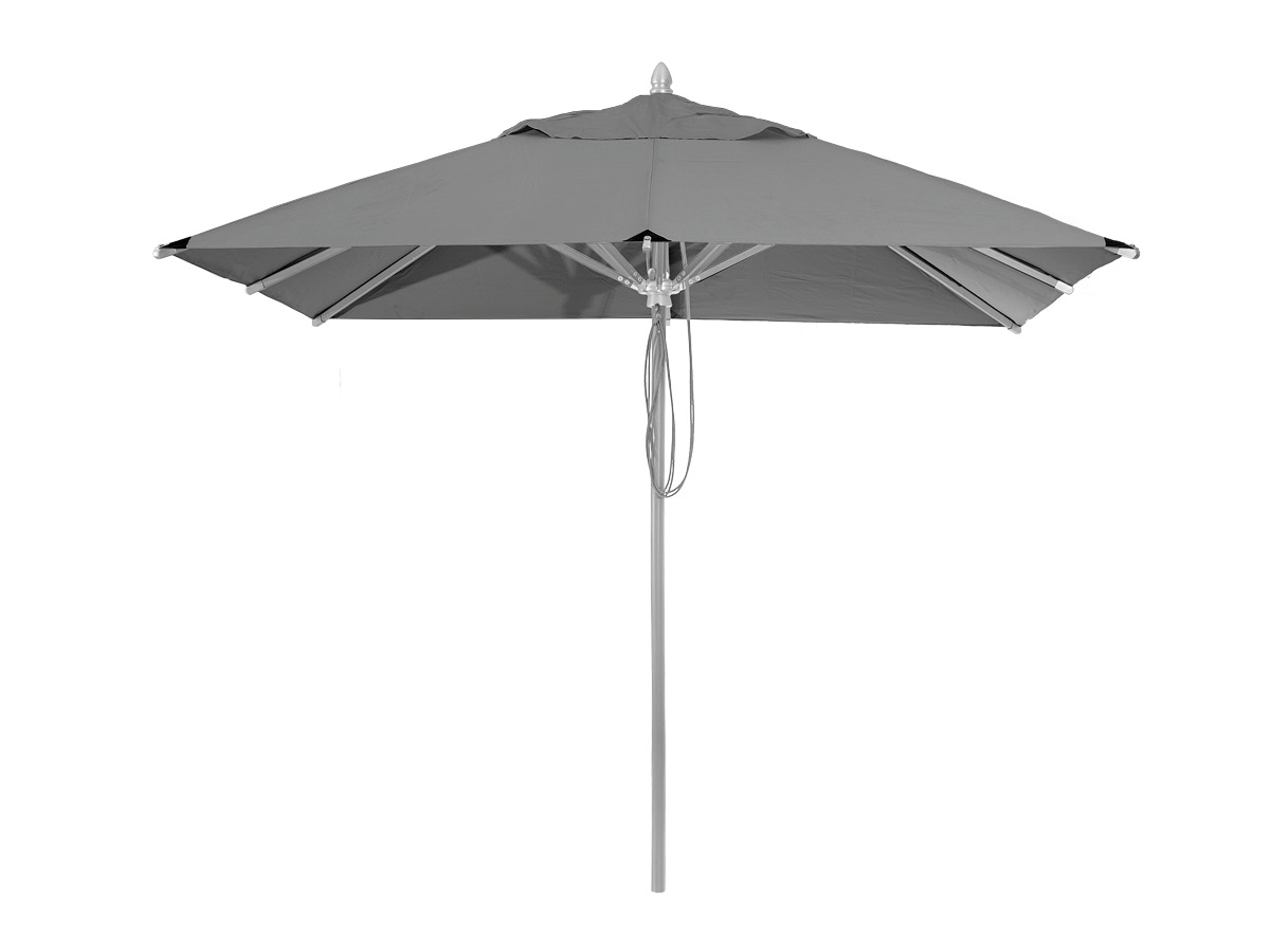 66.00.0063 Козырек Sunrise 2.75 x 2.75 м - квадрат - серебристый / антрацитовый Mbm