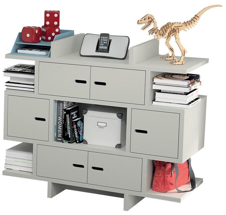 Mathy by Bols Односпальная контейнерная кровать из МДФ Madaket Lit 90b so - Вид №3