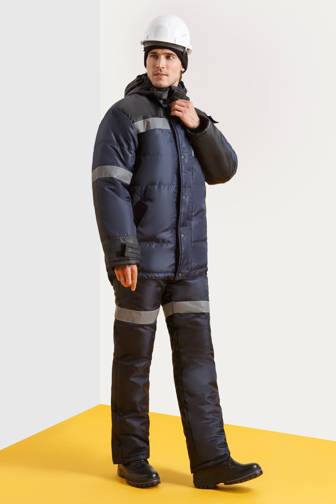 64937 Куртка  утепленная ткань "Оксфорд" с СВП (СОП) VeyGar  Зимняя спецодежда Santreyd  - Вид №10