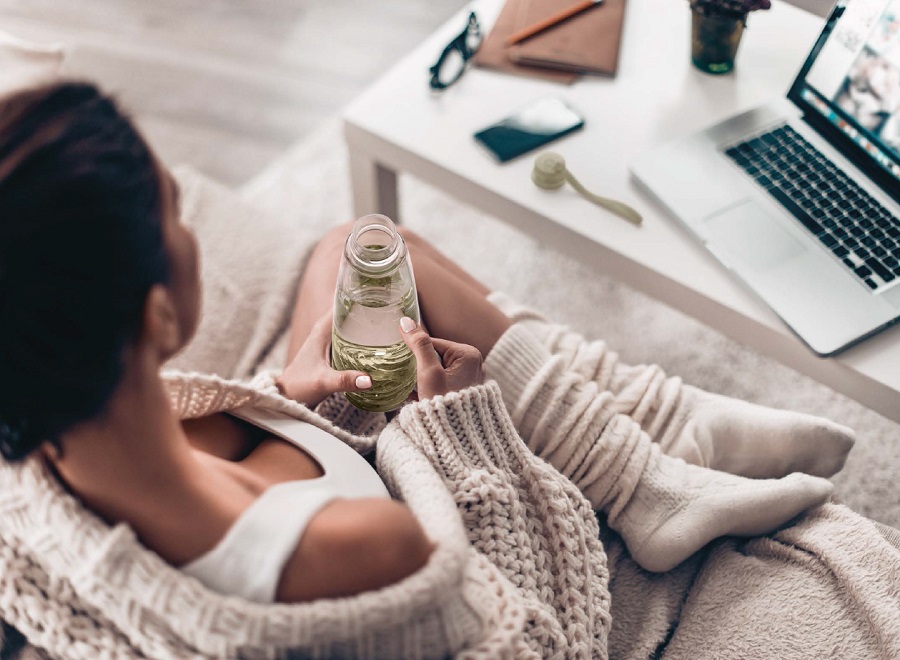 11640192 Бутылка для фруктовой воды h2o серая Guzzini  - Вид №2