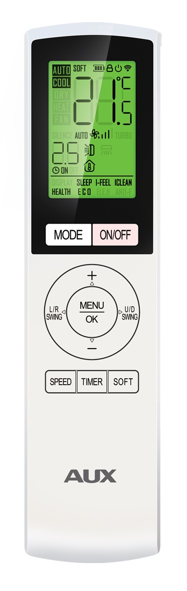 9239551 Кондиционер настенный сплит-система AUX ASW-H18A4/BA-R2DI/AS-H18A4/BA-R2DI белый STDN-0018468 - Вид №5