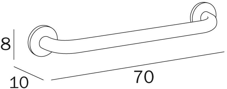 INDA® Фиксированная ручка для ванной Help Ah395b - Вид №4