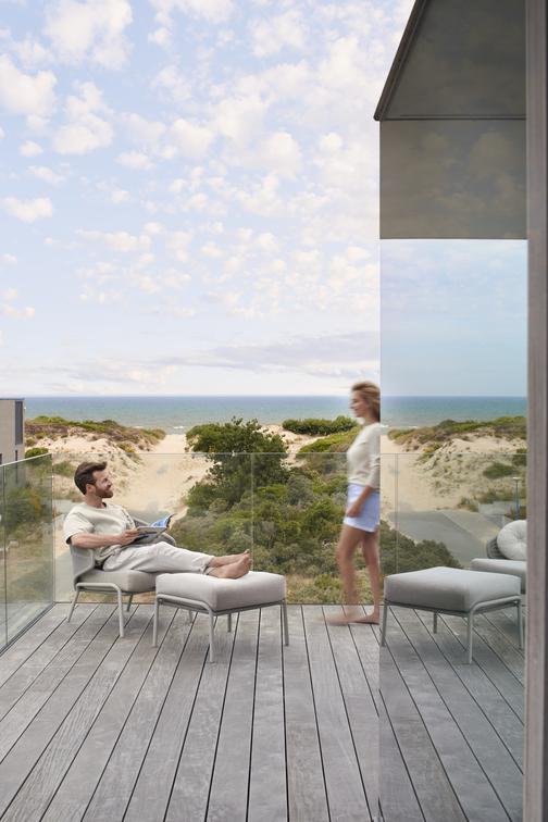 MNST19 Подставка для ног лава бронза Manutti Radius - Вид №6