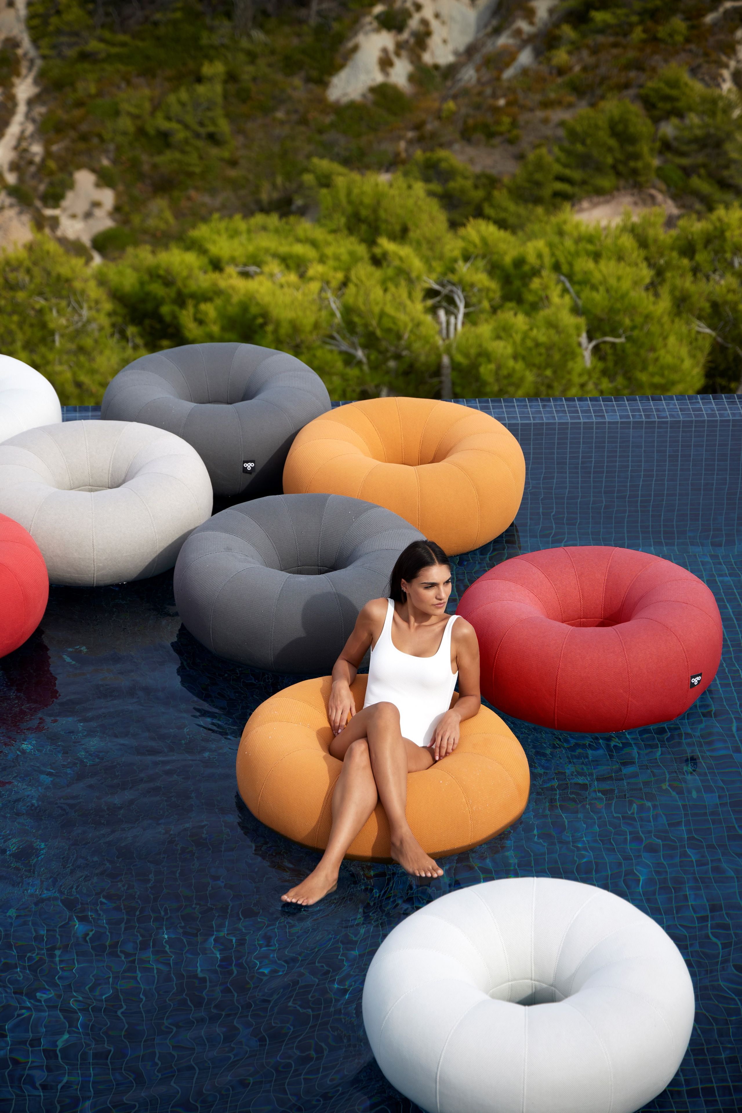 Круглый низкий садовый столик OGO Don Out ARCH-00095584 - Вид №11