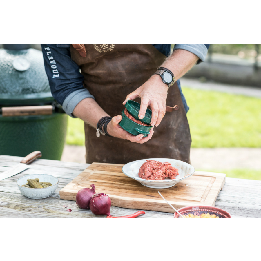 Пресс-форма для бургеров Big Green Egg, зеленая BGEBP - Вид №4