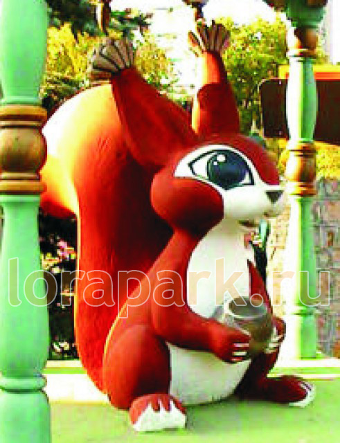 3108 БЕЛКА, скульптура бетонная LAB.Space  - Вид №1