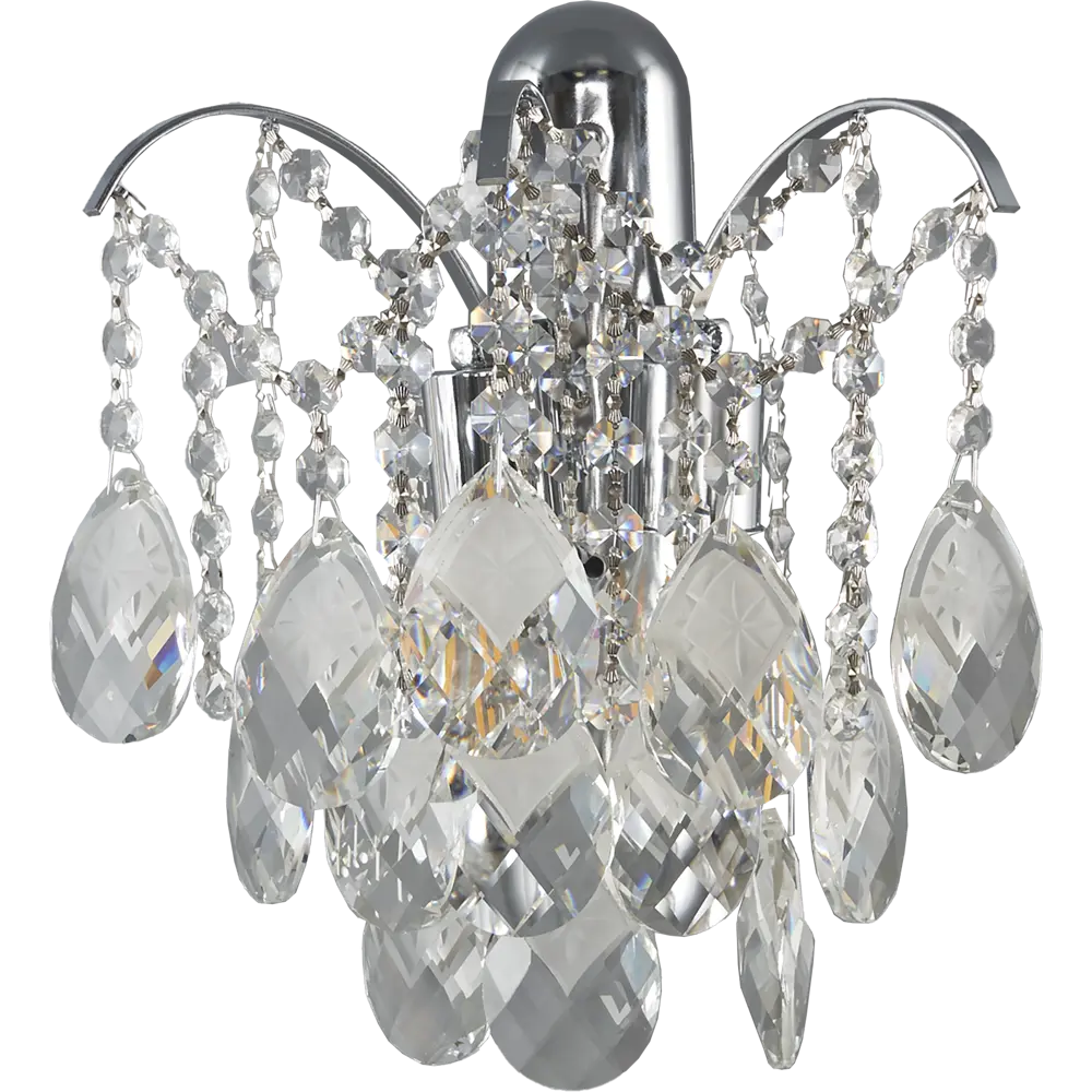 Бра «Бриз 7» E27х2 60 Вт цвет хром DE CITY STLM-2109113