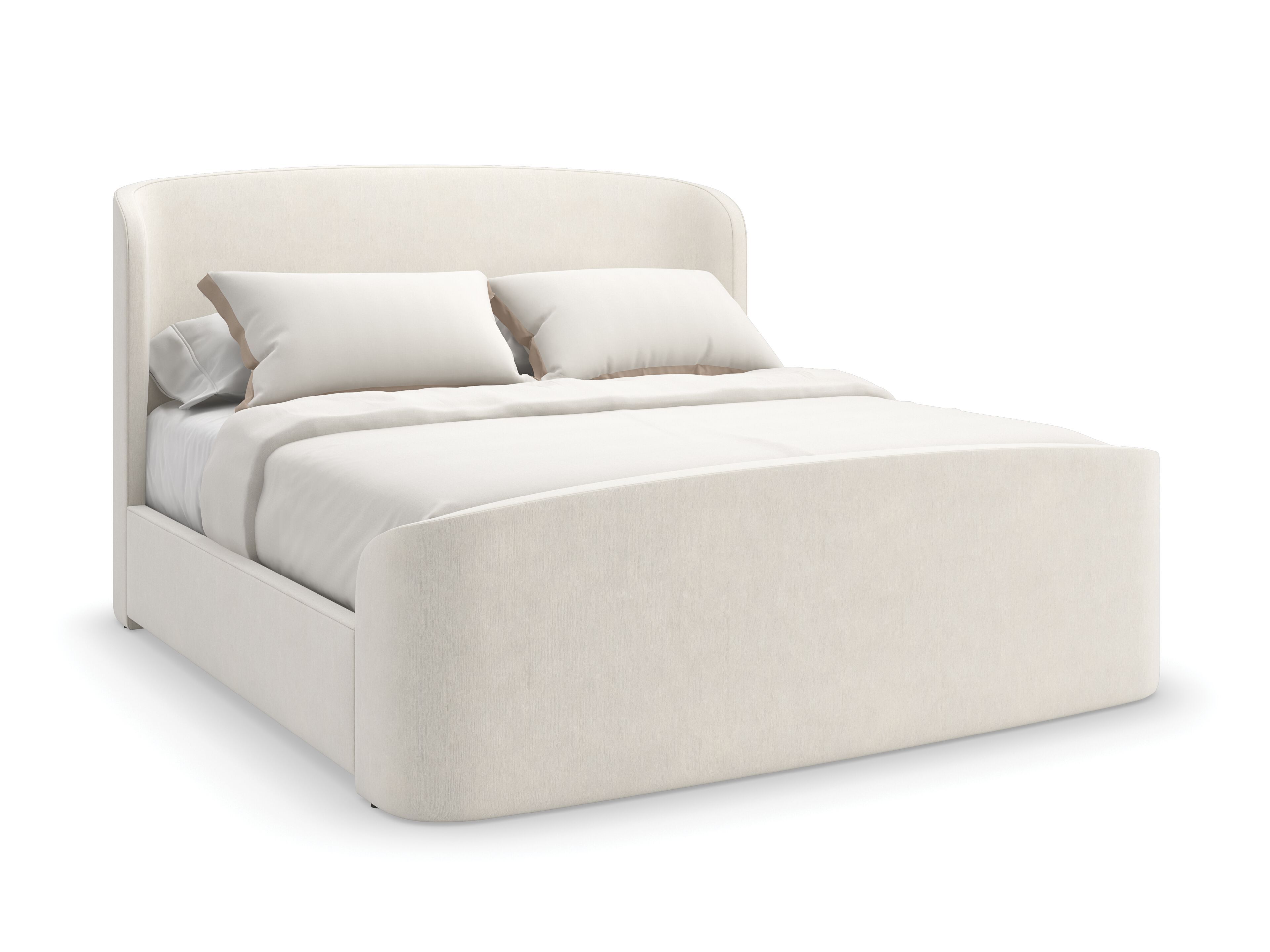 Двуспальная кровать с двуспальной кроватью Caracole SOFT EMBRACE ARCH-00086599