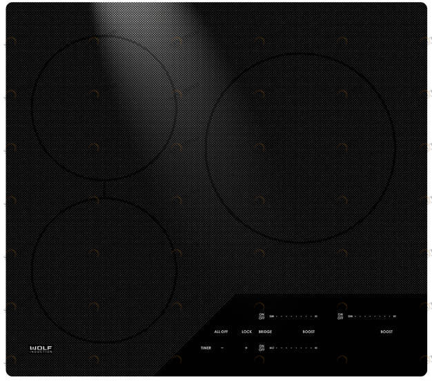 Wolf Индукционная варочная панель с верхним сливом Piani cottura a induzione Icbci243c/b 