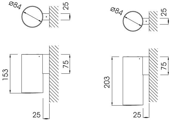DAISALUX Аварийный светодиодный настенный светильник Lens sun-id-1447902 - Вид №5