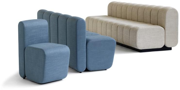 Blå Station Модульная скамья из ткани Bob Bla Station sun-id-1405960 - Вид №2