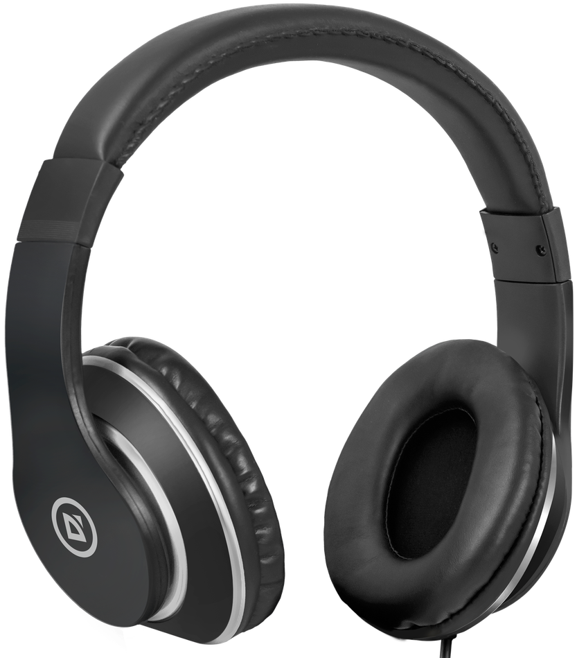 63185 гарнитура для смартфонов accord 185 черный, кабель 1,2 м Defender Santreyd 