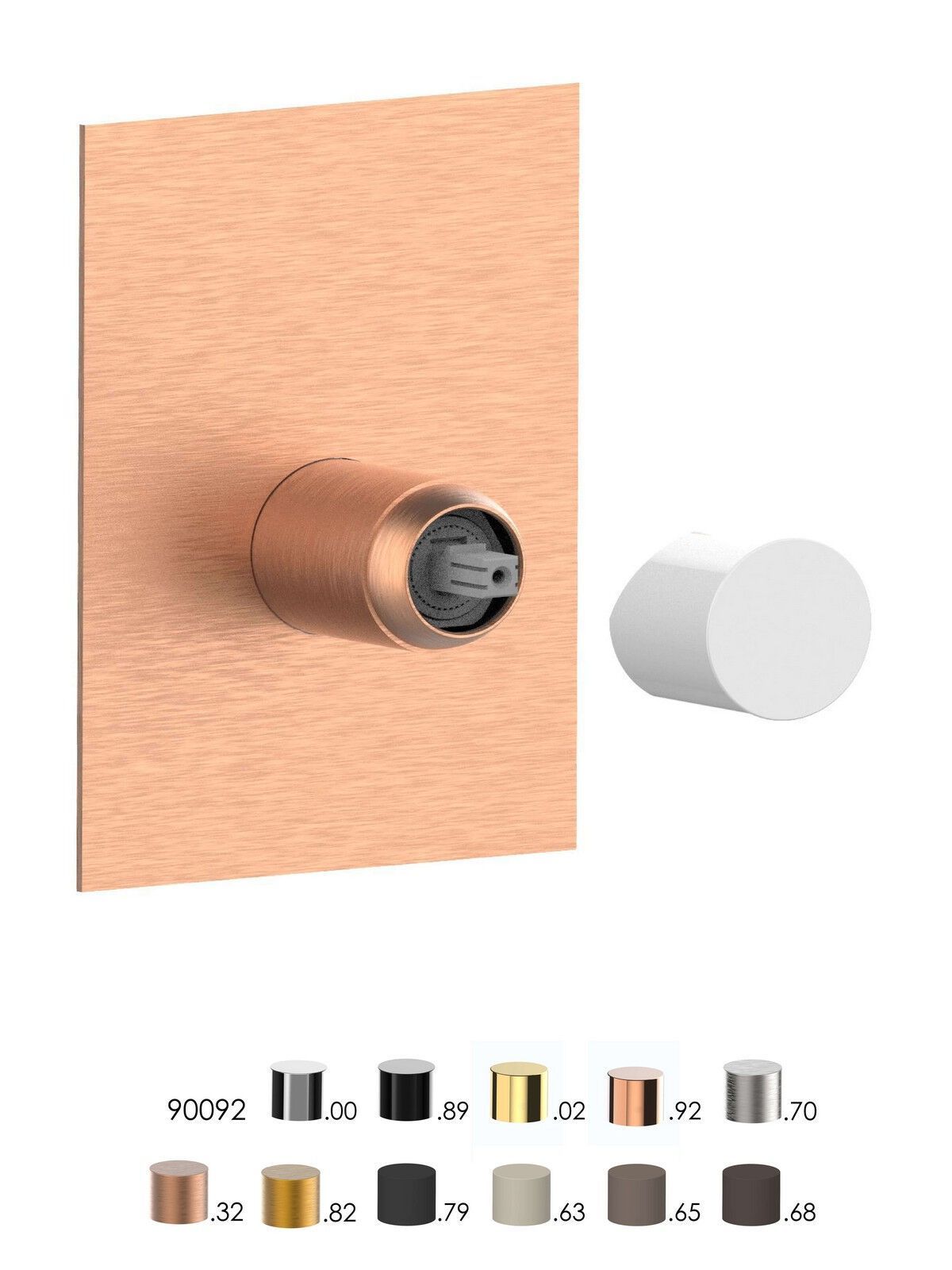 Однорычажный смеситель для душа с пластиной Rubinetterie Frattini NARCISO S 78521S ARCH-00016448