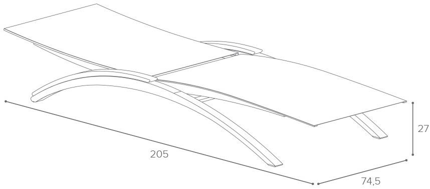 Royal Botania Шезлонг штабелируемый O-zon sun-id-1454525 - Вид №9