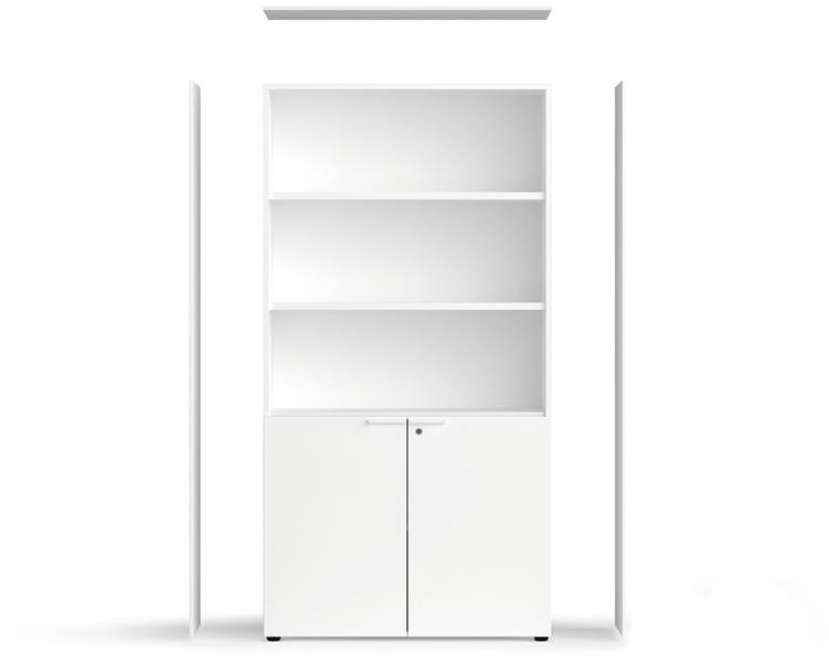 Bralco Офисный шкаф из дуба с распашными дверцами с замком Aba sun-id-1424056 - Вид №3