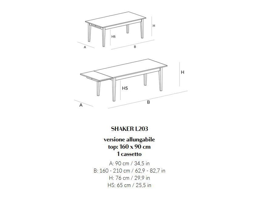 Прямоугольный обеденный стол из массива дерева Lando SHAKER ARCH-00099847 - Вид №9