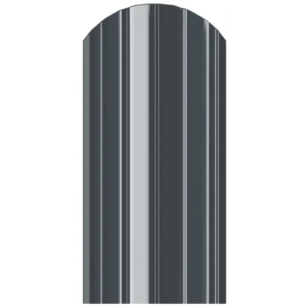 Штакетник 105 мм 1.5 м графит Santreyd STLM-2105223