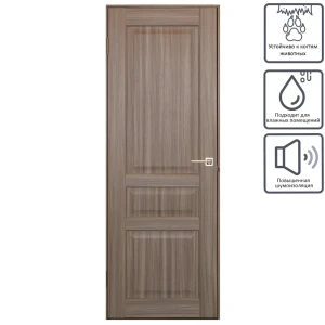 Дверь межкомнатная глухая Artens Мария 90x200 см цвет серый дуб 81933692 STLM-2040080