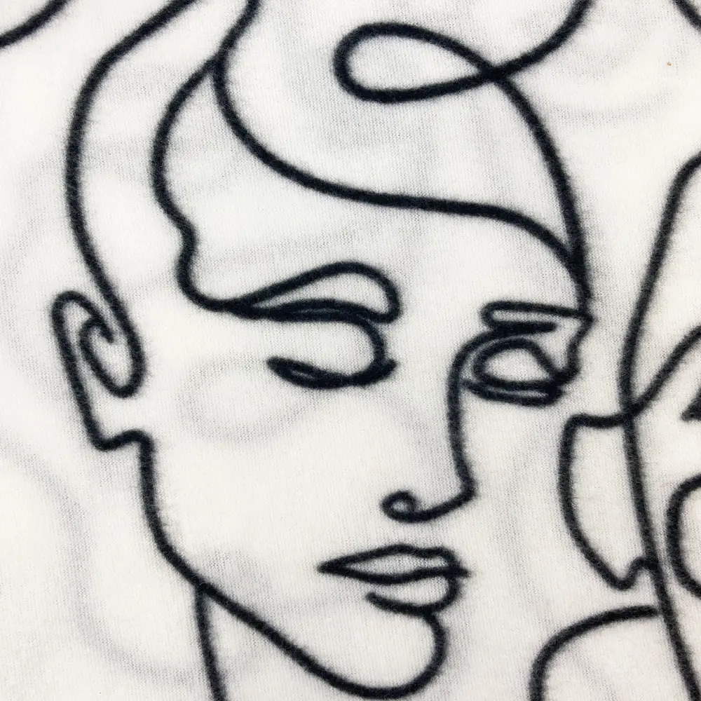 Плед "Persone" 130x170 см флис цвет белый Ardenza STLM-2128989 - Вид №1