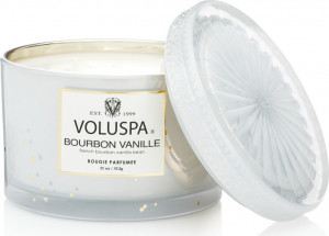 10673742 VOLUSPA Свеча ароматическая с крышкой VOLUSPA Ваниль Бурбон 312г, воск Воск