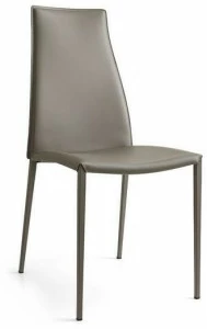 Calligaris Стул из регенерированной кожи с высокой спинкой  Cs/1452