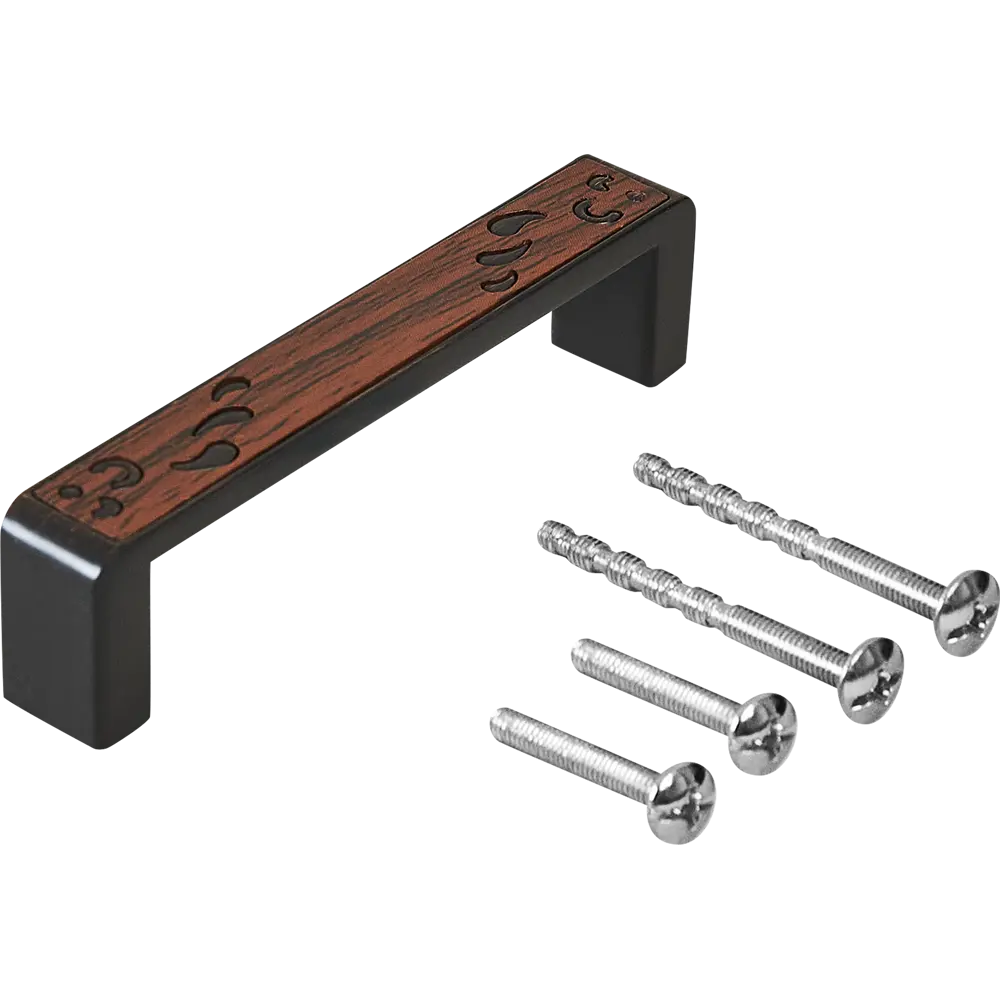 86899840 Ручка-скоба мебельная Celeus дерево 96 мм цвет коричневый STLM-1007347 PALLADIUM  - Вид №3