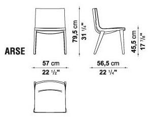 Maxalto Стул из массива дерева с подлокотниками Acanto sun-id-1514580 - Вид №3