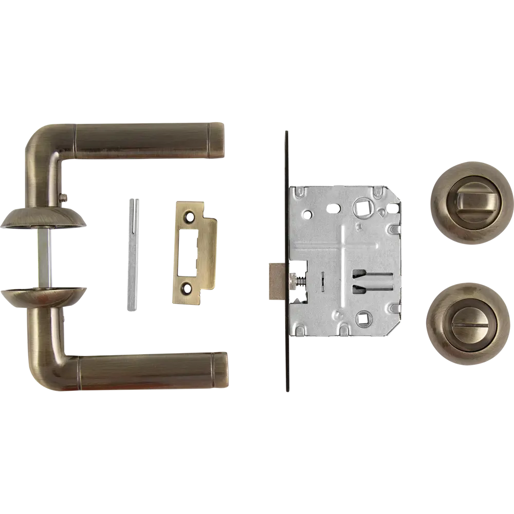 Комплект дверных ручек Set72/A Rex TL, цвет бронза FUARO STLM-2059957 - Вид №3