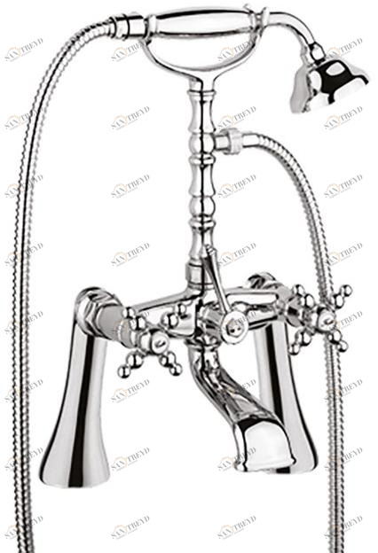 Rubinetteria Giulini Настенный смеситель для ванны с ручным душем Parigi 7300cb