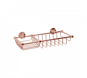 Gentry Home Керамический держатель стакана Queen Розовое золото GH102824