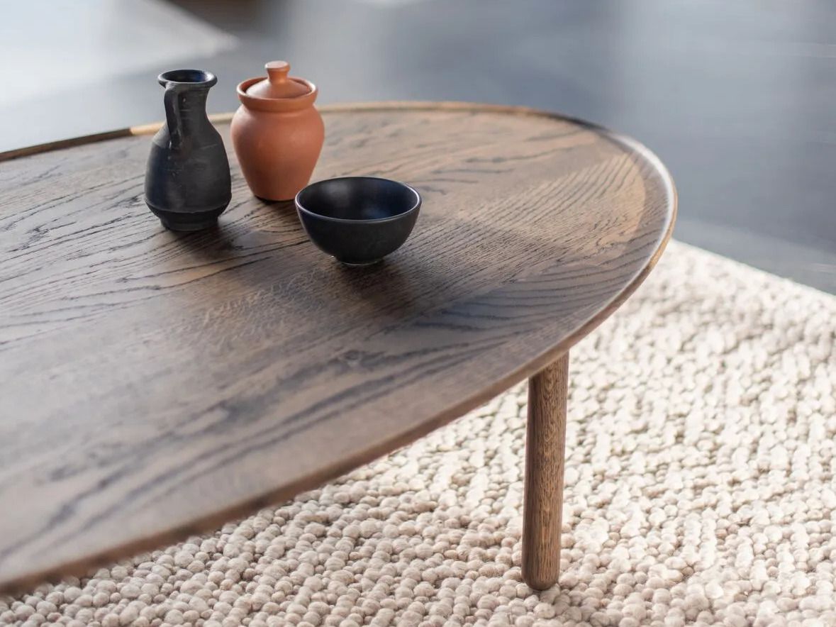 Овальный журнальный столик из дуба Gazzda Mu ARCH-00151248 - Вид №7