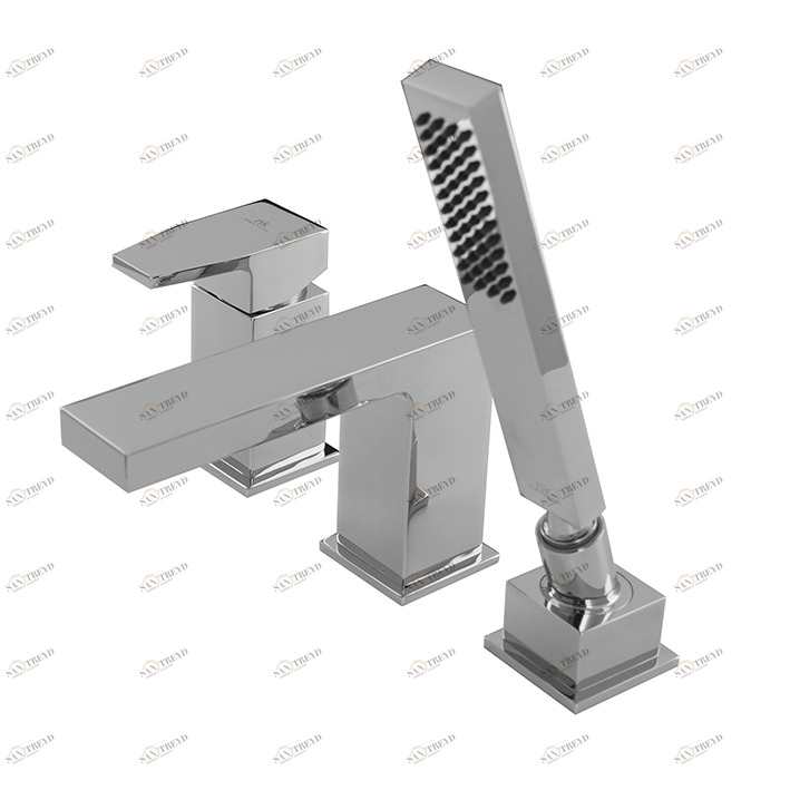 Внешняя часть 3-х компонентная установка батареи для ванны  Acro n open NOKEN 100165567  CHROME 