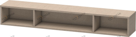 LC120007575 Элемент полки (горизонтальный) L-Cube #LC1200 800 x 140 мм Лен, декор Duravit