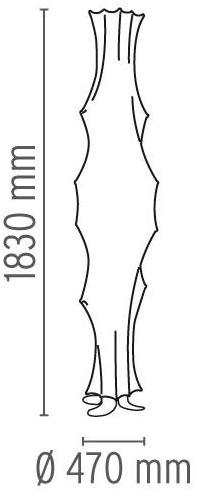 Flos Торшер из смолы кокона Home collection - pavimento sun-id-1365941 - Вид №5