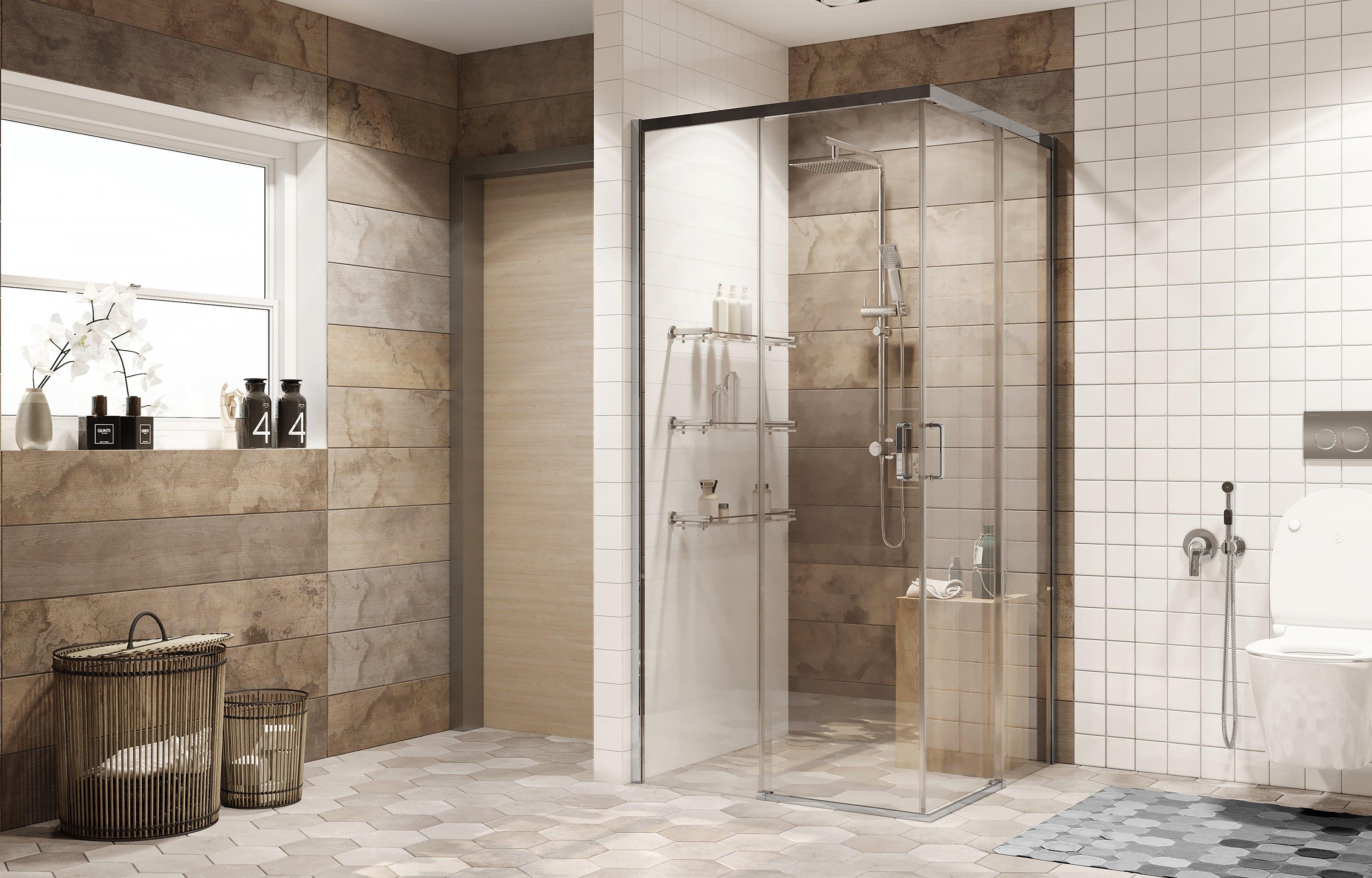 Душевое ограждение Ambassador Queen 11011104 (900x900x2000), 1 место - Вид №1